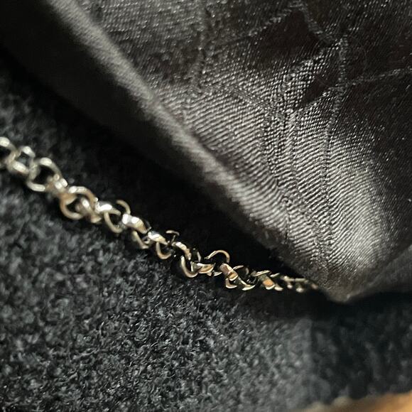 CHANEL 03C Black Cropped Bouclé Jacket (Style P20335V11746) | Military S FR 36 - Picture 6 of 15